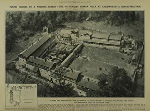 Chedworth: Chedworth Roman villa - a reconstruction