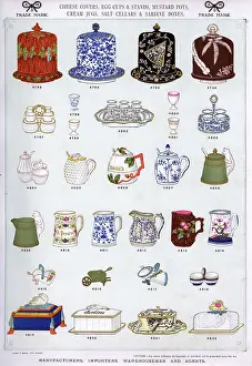 Cups: Cheese Covers, Egg Cups, Pots and Jugs, Plate 38