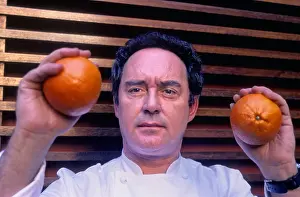Gastronomic: The chef Ferran Adria in BulliTaller (Barcelona