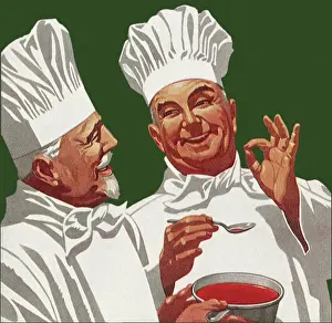 Delicious: Chef Samples Soup