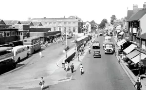 C1955: Chelmsford, the Bus Station c1955
