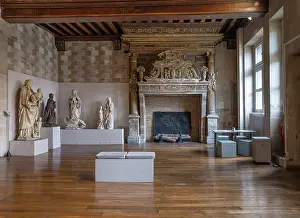 Monumental: Cheminee Hennequin, Musee de Vauluisant, Troyes, France