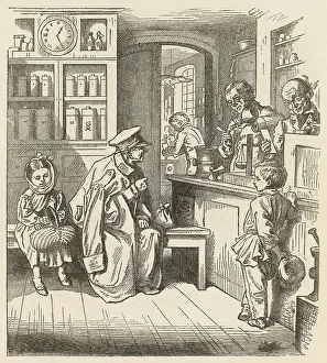 Toothache: At the Chemist - 1870