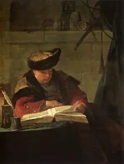 Chardin: A Chemist in his Laboratory, by Chardin