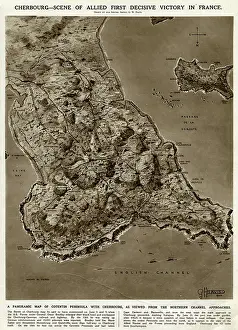 Cotentin: Cherbourg, scene of victory, by G. H. Davis