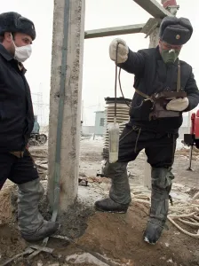 Measured: Chernobyl disaster, 1987