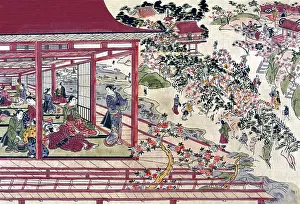 Karma: Cherry Blossom Viewing at Ueno, 18th Century