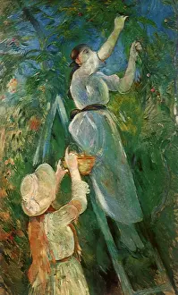 Berthe: The Cherry Tree, by Berthe Morisot