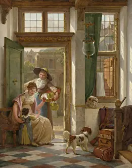Saleswomen: A Cherry Vendor at the Door