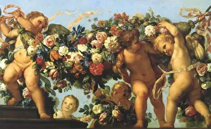 Maratta: Cherubs Carry Garland