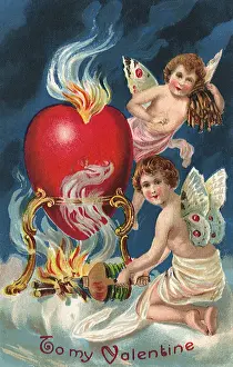 Fanning: Cherubs Fanning Flames