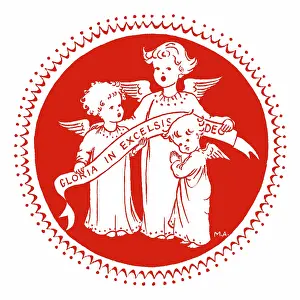 Excelsis: Three Cherubs singing Gloria in Excelsis Deo