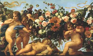 Maratta: Cherubs Support Garland