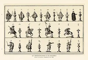 Games And Pastimes: Chess pieces from the 17th century