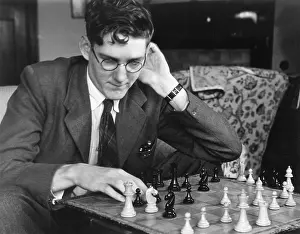 Bespectacled: CHESS PLAYER 1952