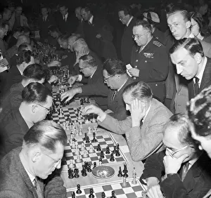 Lucerna: Chess players at Lucerna