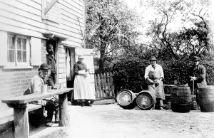 Chessington: Chessington, the Bonesgate, Moor Lane 1892