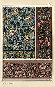 Grassets: Chestnut tree in art nouveau patterns