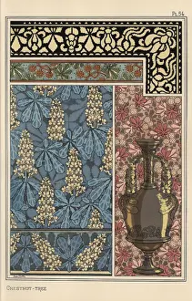 Grassets: Chestnut tree in art nouveau patterns
