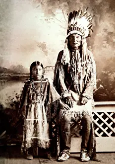 Cheyenne: Cheyenne Chief & His Daughter