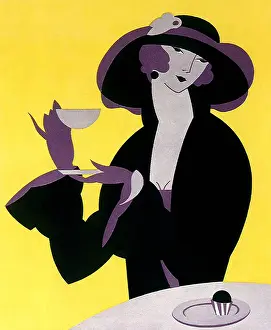 Attired: Chic Woman Takes Break