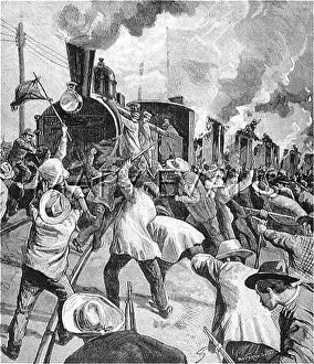 Railwaymen: CHICAGO RIOTS 1894