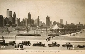 Skylines: Chicago skyline in 1933