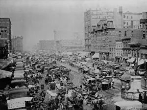 Storefronts: Chicagos Haymarket Square in 1893. The site
