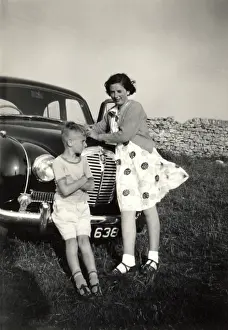 Windswept: Chidren and an Austin A40