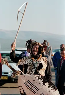 Ulundi: Chief Buthelezi, in Ulundi