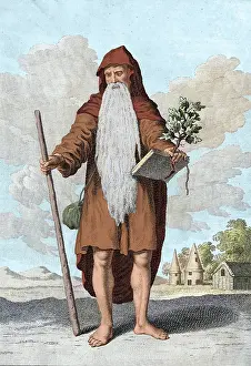 1781: Chief Druid, Illustration, 1781