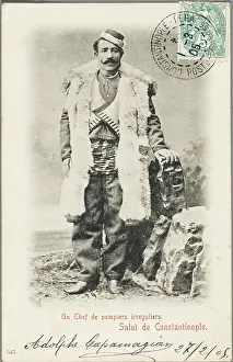 Sheepskin: A Chief of the irregular firemen, Istanbul