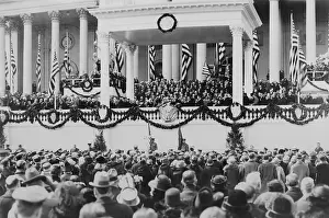 Swearing In: Chief Justice William Taft administering the oath