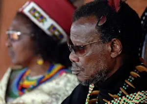 Virginity: Chief Mangosuthu Buthelezi looks on as thousands