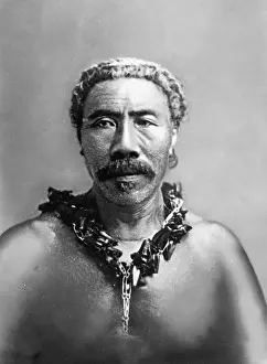 Samoa: Chieftain Tamasese from Samoa, approx. 1900