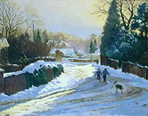 Chilbolton: Chilbolton in the Snow