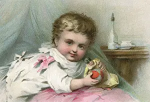 C1880: CHILD IN BED 2/3 C1880