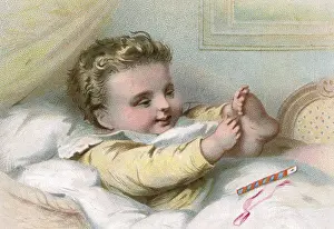 Toes: CHILD IN BED 3/3 C1880