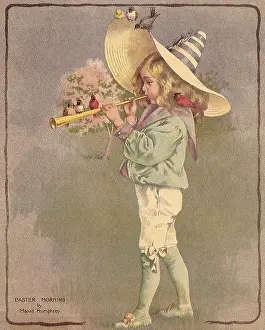 Brimmed: Child with Bird Flute