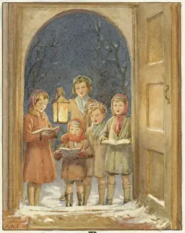 Child carol singers