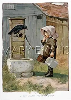 Prudently: CHILD AND CROW AT PUMP