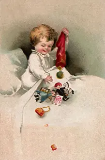 Emptying: Child Empties Stocking