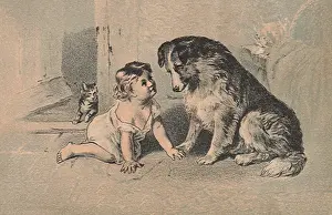 Ragged: Child on Floor with Dog