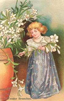 Misch: Child & Flowers