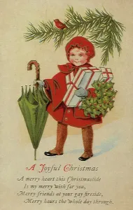 Armful: Child with Gifts and Bird