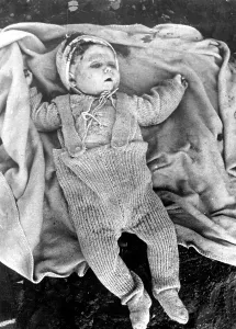Temporarily: Child killed on the Eastern Front, 1944