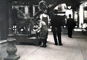Bootblack: Child labor, Bootblack at 3rd Avenue and ?