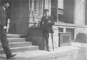 Amputated: Child labor, boy with one leg, Neil Gallagher, ?