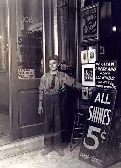 Bootblack: Child labor, Greek Bootblack, Indianapolis, ?