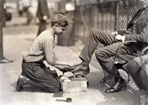 Beanie: Child labor. Tony, a twelve year old bootblack ?